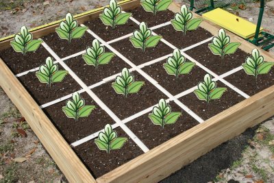 Mrgarden-square Garden Grid Kit, 4’*4′ for Square Foot Gardening, Set of 2
