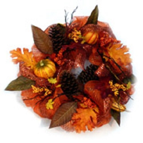 Thanksgiving Wreath Decoration Looks Great on Your Front Door Hanger. Autumn Pumpkins Are a Festive Fall Décor. Buy At This Great Discount Cost Price Now. Get Best Top Bargain Here!