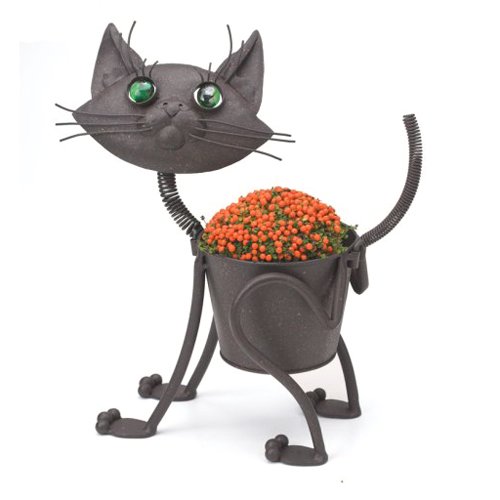 Little Kitty – Cat indoor or outdoors (garden) décor plant stands. Holds 4″ pots – 11.5″ inches tall