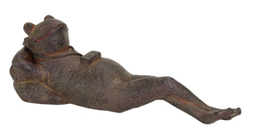 Outdoor Napping Garden Frogs Statue