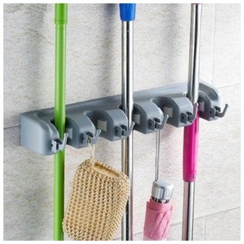 Sorbus® Broom and Mop Storage Organizer, Wall Mounted Organizer and Storage, Ideal for the Garage Home, Closet, and Shed, Can Hold up to 11 Different Type of Tools Like Mops Brooms Rakes Shovels Brushes Baseball Bats and Hats Great Quality Tool Rack