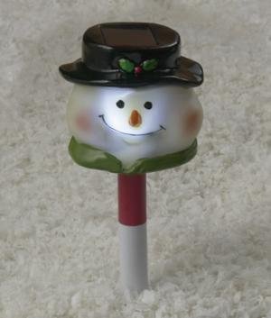 Home-X Snowman Solar Lights – Set of 4