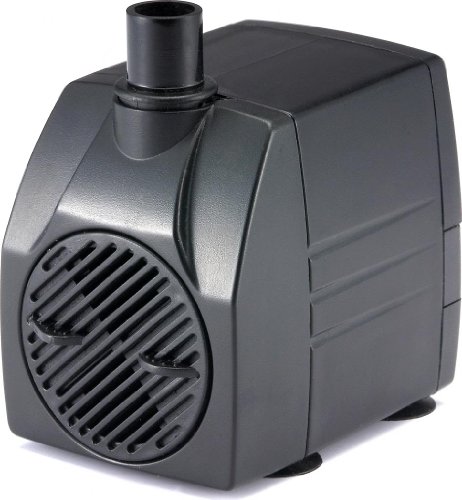 PP53016 : 530 GPH, Submersible, Fountain, Pond, Waterfall Pump – 45W, 16′ Cord