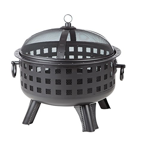 AmazonBasics Steel Lattice Fire Pit, 23-1/2-Inch