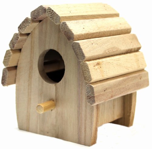 Plaid 12435 Birdhouse Round Wood Surface for Crafting, Mini