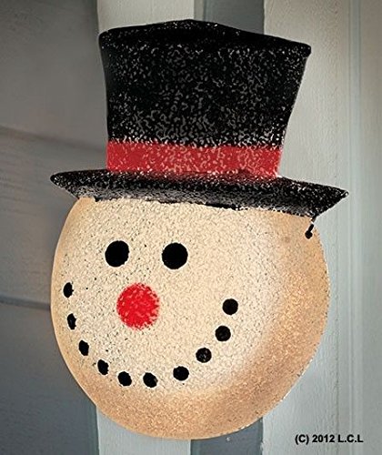 Snowman Holiday Christmas Porch Light Covers, Set of 2