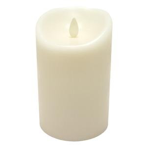 Luminara Wax Candle, 3.5 by 5-Inch, Ivory