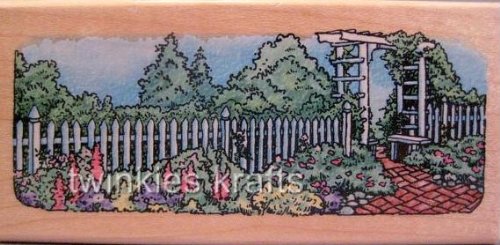 Garden Arbor – Wood Rubber Stamp MO53