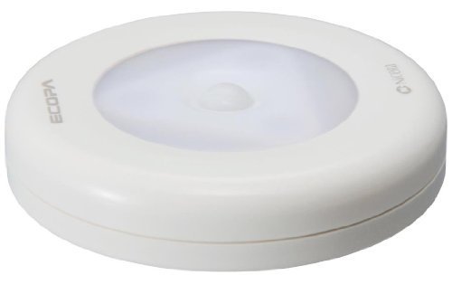 LED Battery-operated Light with Motion Sensors Ekopafino] [Nippon Ceramic White Sl-670-wh by Nippon Ceramic