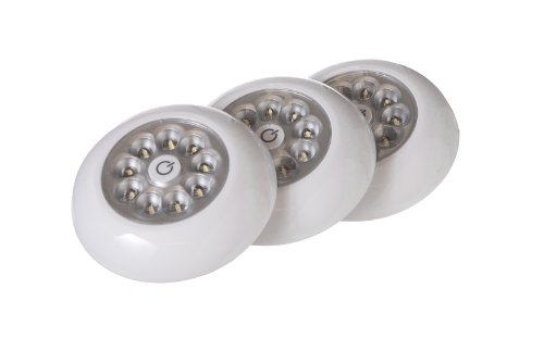 Fulcrum 30016-308 9 LED Tap Light, 3-Pack