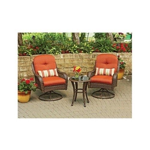 3-Piece Outdoor Bistro Set is Perfect For Small Spaces Like A Balcony As Well As Patio, Garden or Deck Furniture.