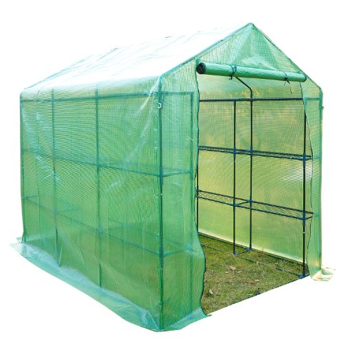 Outsunny 8′ x 6′ x 7′ Outdoor Portable Large Greenhouse / Hot House