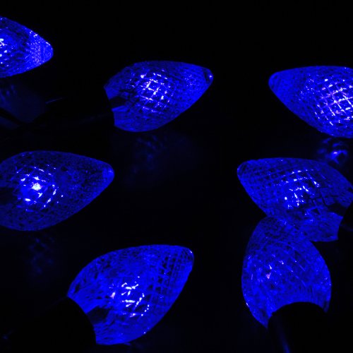 M&T TECH 30 Blue LED Christmas String Fairy Lights Solar Powered For Outdoor Garden Patio Lawn Fence Pergolas