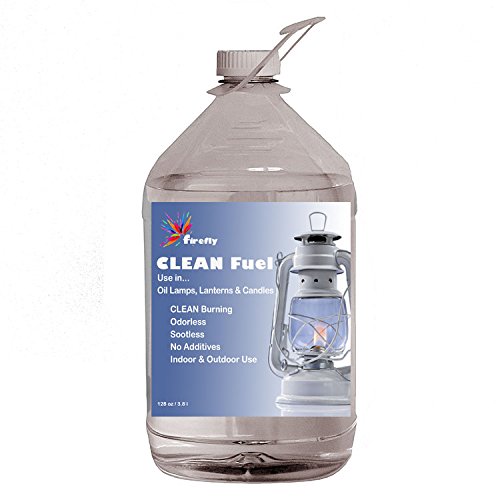 Firefly CLEAN Lamp Oil – 1 Gallon – Smokeless & Virtually Odorless – Clean Burning Paraffin Alternative