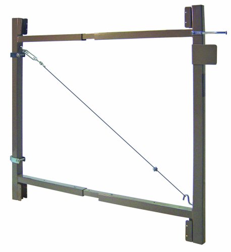 Adjust-A-Gate AG 36-36 2-Rail Contractor Quality Gate Kit, 36-Inch to 60-Inch by 36-Inch Height
