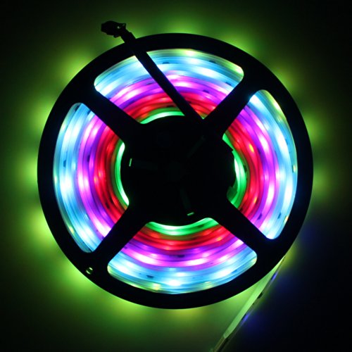 5m/16.4ft Lpd6803 RGB LED Strip, Individually Addressable Leds Lpd6803 Pixel Strips,150leds ,30 Smd 5050 Rgb Leds Per Meter, with 30 Lpd6803 Ics (Each Led Is Individually Addressable),tube Waterproof Ip67