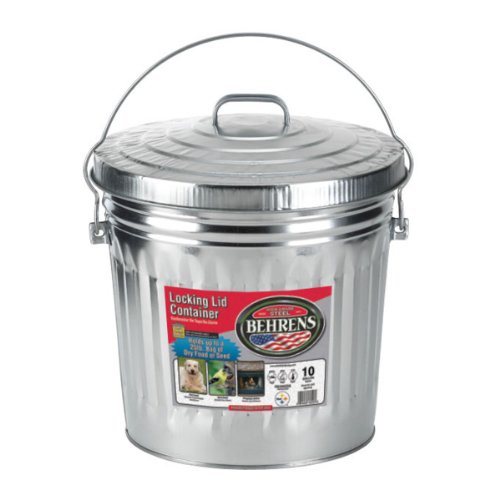 Behrens 6110 10-Gallon Locking Lid Can