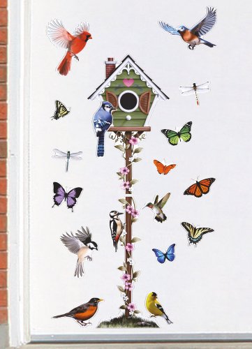 Springtime Birdhouse Garage Magnets – 18 Pc.