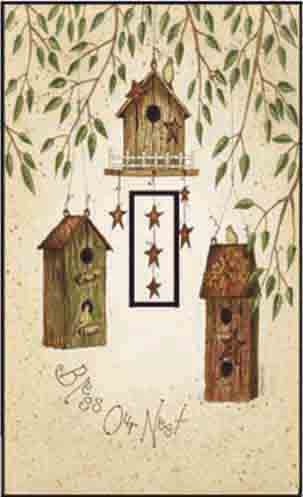 Starry Birdhouses Single Toggle SwitchStix Peel and Stick Switch Plate Cover Décor