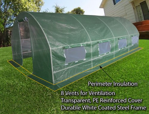 Limited Qty for Christmas Sales! 20’x10’x6′ Portable Greenhouse Large Walk-in Green Garden Hot House