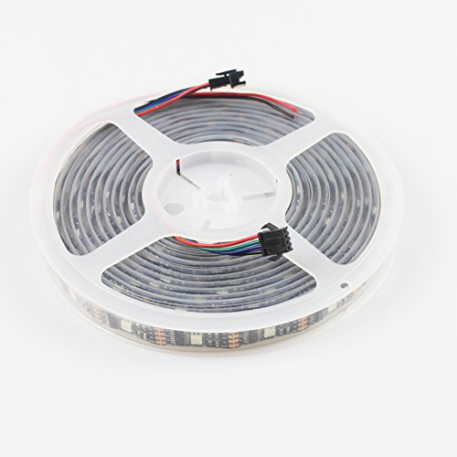 1M Addressable Color WS2801 32LEDs and 32ICs LED Pixel Strip DC5v Waterproof IP67 5050 LED Light