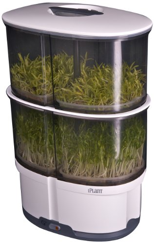 iPlant 2-Tiered Sprout Gardens, White