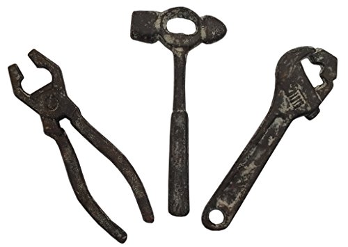 Manual Garden Tool Shed Hammer Pliers Wrench Bottle Openers – Set of 3