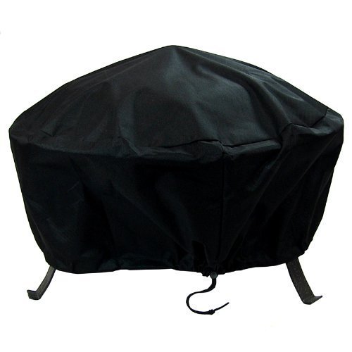 Sunnydaze Round Black Fire Pit Cover, 36 Inch