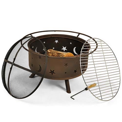 Sunnydaze Cosmic Fire Pit, 30 Inch Diameter