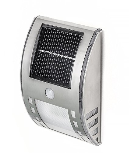 Solar Motion Sensor LED Light for Your Outdoor Garden, Steps & Wall-Security from Dusk to Dawn