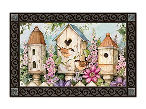 Cottage Birdhouse MatMates Doormat