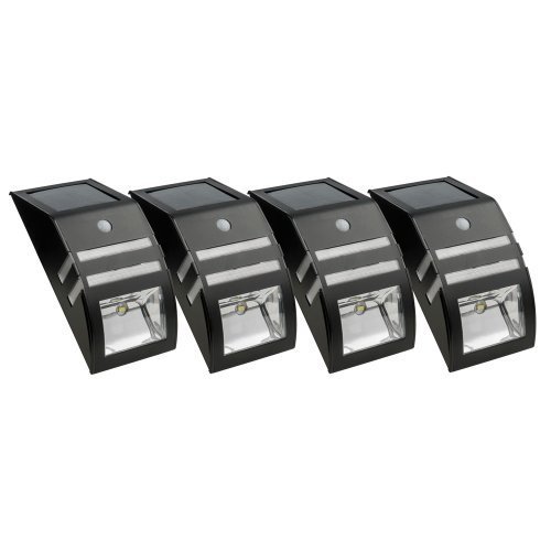 Solar LED Motion Activated Deck Downlight 4-Pack