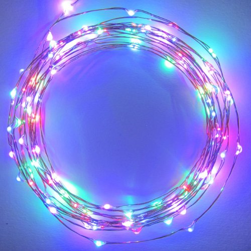 The Original Starry String Lights™ by Brightech – MultiColor LEDs on a Flexible Copper Wire – 20ft LED String Light with 120 Individually Mounted LED’s – Set the Mood You Want Anywhere! – Perfect For Creating Instant Appeal in Any Setting – Parties, BBQs, Dances, or an Intimate Environment at Home