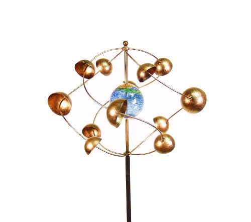 Echo Valley 4394 Illuminarie Cosmic Kinetic Spinner Stake, 17.75 by 17.5 by 58-Inch