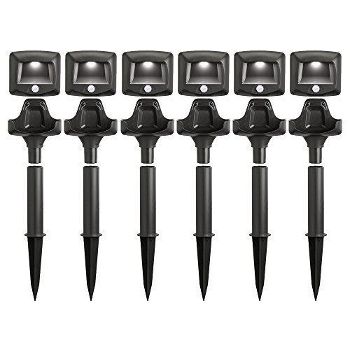 Mr. Beams MB576 Battery Powered Motion Sensing LED Path Light, 6-Pack, Brown