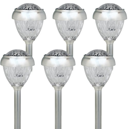 (6 Pack) Westinghouse Abington Outdoor Garden Solar Stake LED Path Light