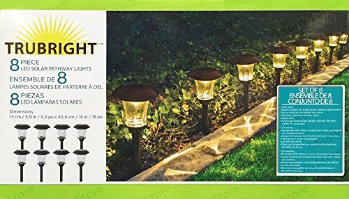 HGTV Home 8 Piece LED Solar Pathway Lights