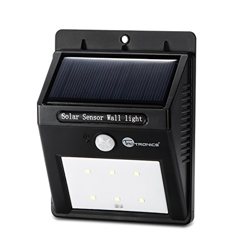 TaoTronics Solar Sensor Light Motion Detector 6 LEDs (TT-HSL001,900 mAh Battery, 10 ft Detection Range, 12 hr Runtime)