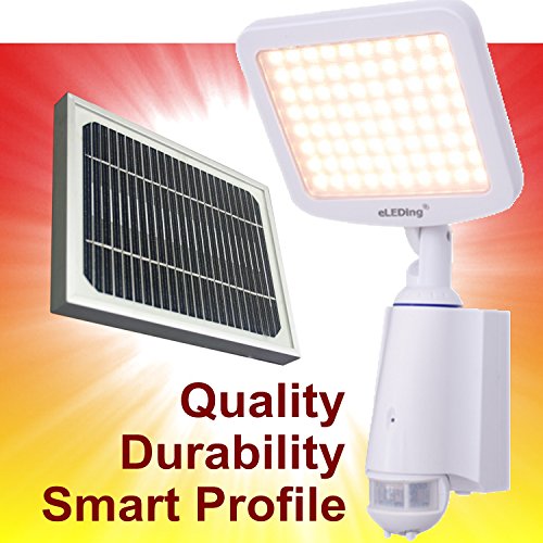 eLEDing Pure Digital Solar Powered (DDC-Smart) 80 LED Security Flood Spot Lights