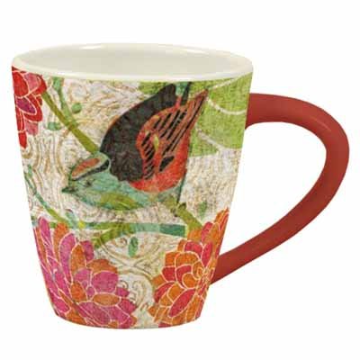 LANG 2121017 Garden Birdhouse Cafe Mug