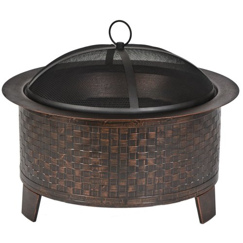 Cobraco Woven Base Cast Iron Fire Pit FBCIWOVEN-BZ