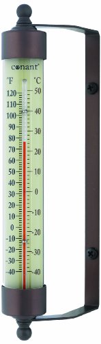 CONANT T1BP Vermont Thermometer, Bronze Patina Finish