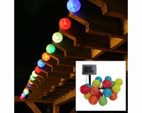 Smart Solar 3711MR20 20 LED Solar Chinese Lantern String Lights