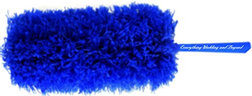 SUPER INTRODUCTORY SALE – For Your Home, Car and Office! Microfiber Duster – Flexible, Bendable and Extendable Fluffy Blue Cleaning Duster Without Our Telescoping Threaded Stainless Steel Extension Pole (We Sell the Complete Set Too). This Duster By Everything Wedding and Beyond Is Excellent for Cleaning & Dusting Blinds, Ceiling Fan, Furniture and Under Furniture, Removing Cobwebs, Cars, and Even Delicate Items and Electronics. Because It Is Microfiber, It Works Better Than Cloth, Brush or Feather Dusters. It Does Not Shed and It Is Non Allergenic. Our Duster Saves YOU Money Because It Is Washable and Reusable so It Needs No Refills and You Have No Paper Towels to Toss. A Tips, Use and Care Information Sheet Is Included. 100% Satisfaction Guaranteed.