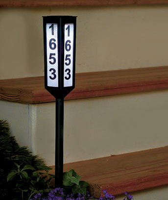 24″ Solar Address Stake