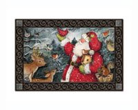 Magnet Works, Ltd. Birdhouse Santa Mat Mate