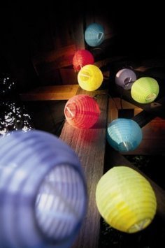 Sunniemart 5m 20 LED Vintage Outdoor String Lights Solar Powered Chinese Lantern Globe Lights String Fairy Lights for Garden Patio Tree Party Xmas Wedding