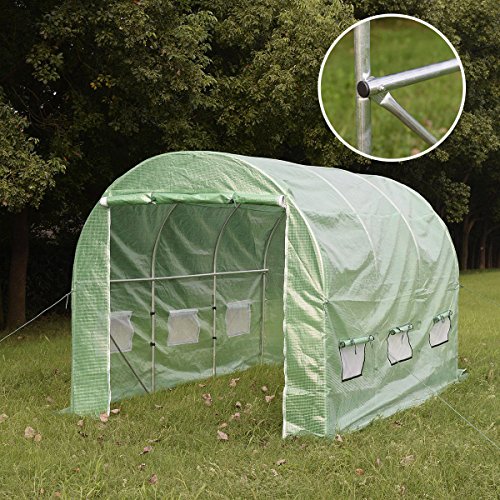 12’x7’x7′ Heavy Duty Durable Greenhouse Walk in Tunnel Outdoor Garden