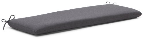 Strathwood Basics Sunbrella Bench Cushion, Canvas Coal