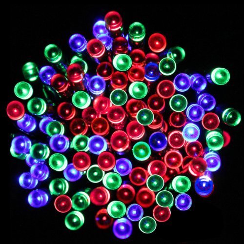 Signstek 55.8FT 200 LED 7 Modes Waterproof Solar Powered String Lights for Outdoor Garden Christmas Wedding Party *Colorful*